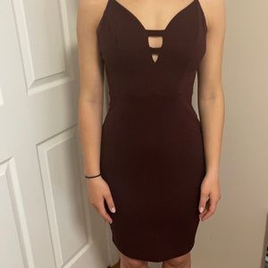 Maroon Dress